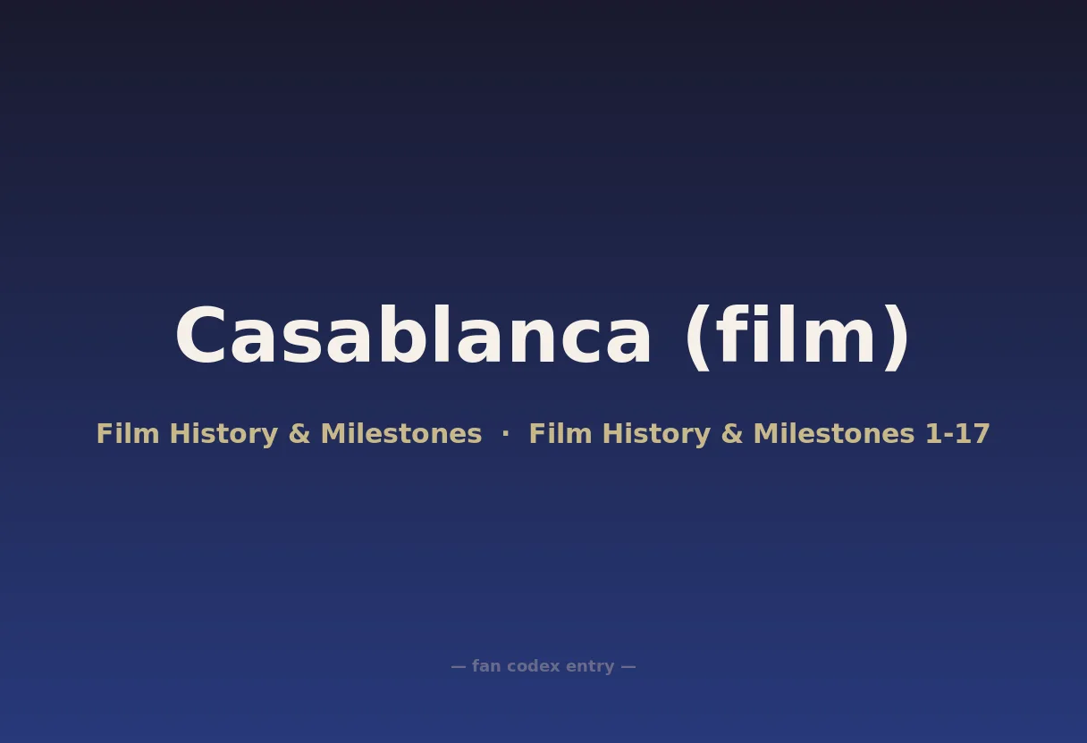 Casablanca (film)